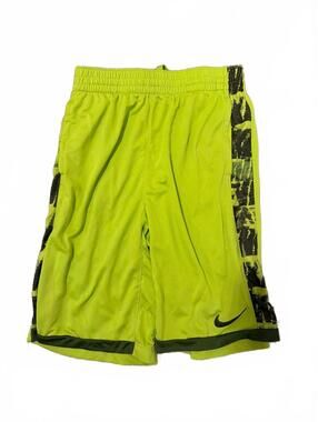 Youth Nike Athletic Shorts Neon Green XL